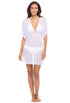 V-NECK DOLMAN SLEEVES TUNIC - POWER MESH